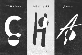 Zonas Brush Typeface font