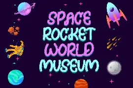 Bigspace Rocket - Kids Bold Fun Font