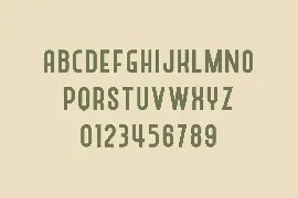 Recalium Stencil Sans Serif font