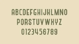 Recalium Stencil Sans Serif font