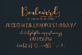 Boulevard Script Font