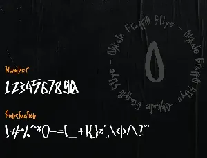 Olskate - Graffiti Display font