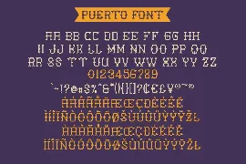 Puerto Playful Tattoo Font