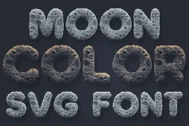 Moon Color Font