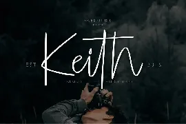 KEITH - Handlettering script font