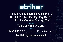 Striker-Modern Display Font