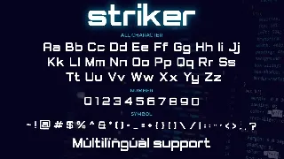 Striker-Modern Display Font