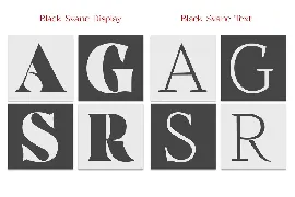 Black Svane font