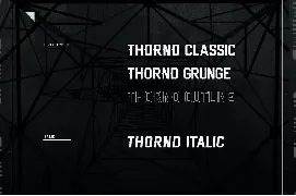 THORND - Sans Serif Font Family