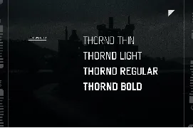 THORND - Sans Serif Font Family