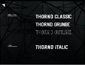 THORND - Sans Serif Font Family