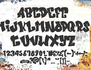 Nightfate Graffiti - Bold Graffiti Font