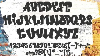 Nightfate Graffiti - Bold Graffiti Font