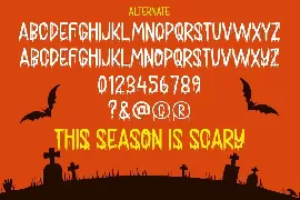 Ghostery - Modern Halloween Font