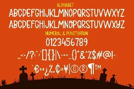 Ghostery - Modern Halloween Font