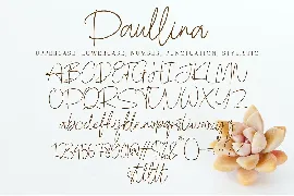 Paullina font