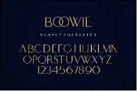 Boowie font