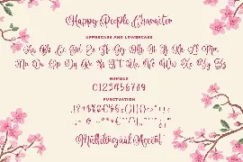 Happy People Beauty Script Font