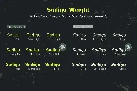 Sadigu font