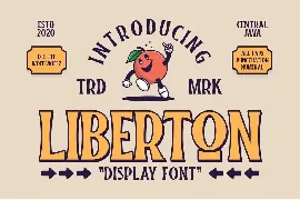 LIBERTON DISPLAY FONT