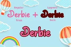 Derbie & Cuttie - Fun and Cute Font