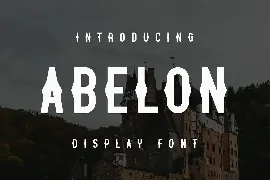 Abelon font