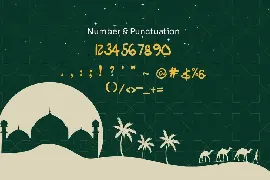 Shafwaein Yasser - Ramadan Font