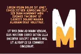 Merbau Playful Rough font