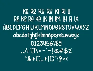 The Refila font