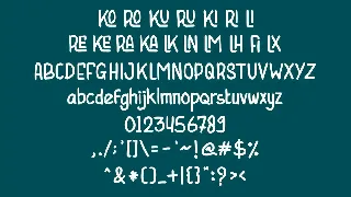 The Refila font