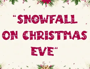 Christmas Dream font