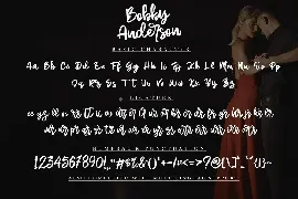 Bobby Anderson font