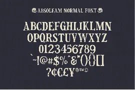 Absoleam Vintage Rough Font