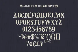 Absoleam Vintage Rough Font