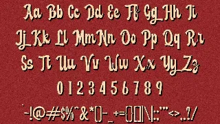 Lavishbones font