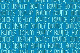 Bonces Bouncy Sans Display Font