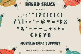 Bread Sauce font