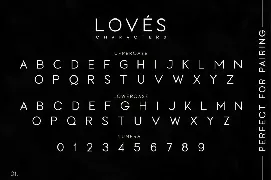 Loves - Classy Sans Family font