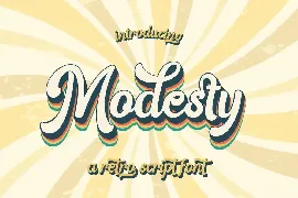 Modesty font