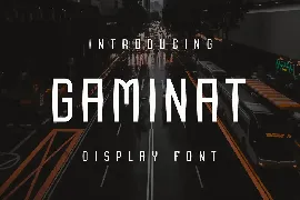 Gaminat font