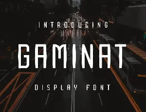 Gaminat font