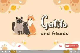 Catto Puroo - Display Font