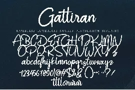 Gattiran font