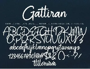 Gattiran font