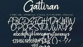 Gattiran font