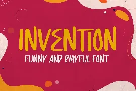 Invention - Unique Display font