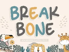 Breakbone Display Font