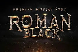 Roman Black - 8 Display Fonts