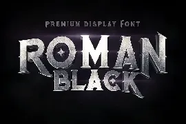 Roman Black - 8 Display Fonts