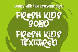 Fresh Kids - Fun Display Font